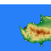 Nearby Forecast Locations - Pólis - Mapa