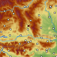 Nearby Forecast Locations - Wolfsberg - Mapa