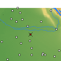 Nearby Forecast Locations - Ludhiana - Mapa
