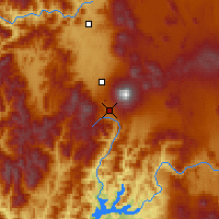 Nearby Forecast Locations - Monte Shasta - Mapa