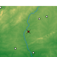 Nearby Forecast Locations - LaGrange Callaway Airport - Mapa
