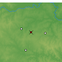 Nearby Forecast Locations - Warrensburg - Mapa