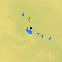 Nearby Forecast Locations - Devils Lake - Mapa