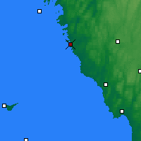 Nearby Forecast Locations - Varberg - Mapa