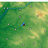 Nearby Forecast Locations - Avis - Mapa