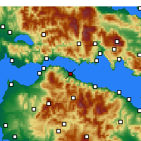 Nearby Forecast Locations - Égio - Mapa
