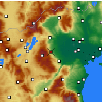 Nearby Forecast Locations - Naousa - Mapa