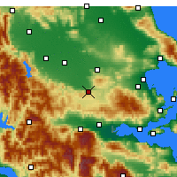 Nearby Forecast Locations - Domokos - Mapa