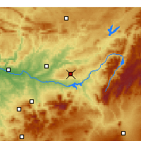 Nearby Forecast Locations - Úbeda - Mapa
