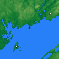 Nearby Forecast Locations - Welch Cove - Mapa