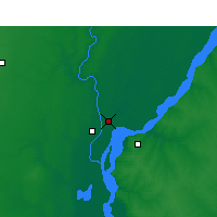 Nearby Forecast Locations - Santa Fé - Mapa