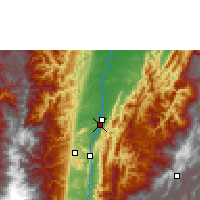Nearby Forecast Locations - La Dorada - Mapa