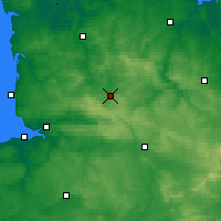 Nearby Forecast Locations - Vire - Mapa