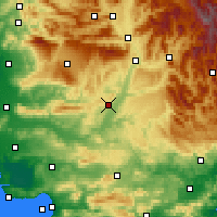 Nearby Forecast Locations - Manosque - Mapa