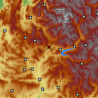 Nearby Forecast Locations - Gap - Mapa