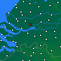 Nearby Forecast Locations - Dordrecht - Mapa