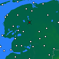 Nearby Forecast Locations - Drachten - Mapa