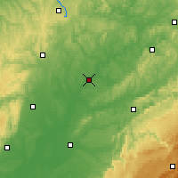 Nearby Forecast Locations - Gray - Mapa