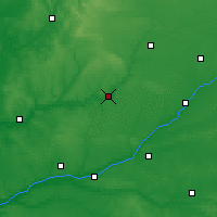 Nearby Forecast Locations - Vendôme - Mapa
