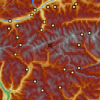 Nearby Forecast Locations - Ahrntal - Mapa