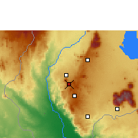 Nearby Forecast Locations - Blantire - Mapa