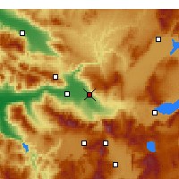 Nearby Forecast Locations - Pamukkale - Mapa