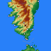 Nearby Forecast Locations - Levie - Mapa