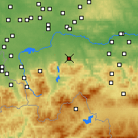 Nearby Forecast Locations - Andrychów - Mapa
