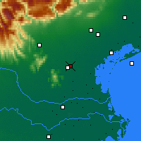 Nearby Forecast Locations - Pádua - Mapa