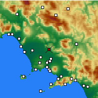 Nearby Forecast Locations - Caserta - Mapa