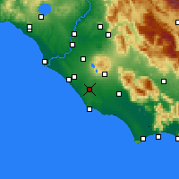Nearby Forecast Locations - Aprília - Mapa