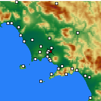 Nearby Forecast Locations - Casalnuovo di Napoli - Mapa