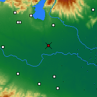 Nearby Forecast Locations - Mântua - Mapa