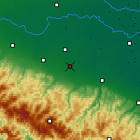Nearby Forecast Locations - Módena - Mapa