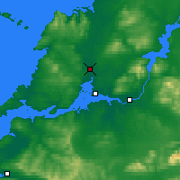 Nearby Forecast Locations - Ennis - Mapa
