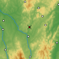 Nearby Forecast Locations - Gueugnon - Mapa