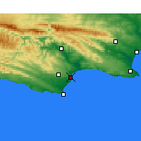 Nearby Forecast Locations - Baía de Jeffreys - Mapa