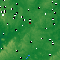 Nearby Forecast Locations - Draycote - Mapa