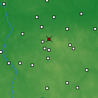 Nearby Forecast Locations - Zgierz - Mapa