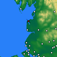 Nearby Forecast Locations - Fleetwood - Mapa