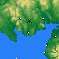 Nearby Forecast Locations - Loch Ken - Mapa