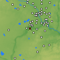 Nearby Forecast Locations - Shakopee - Mapa