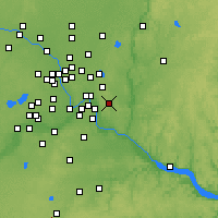Nearby Forecast Locations - Woodbury - Mapa