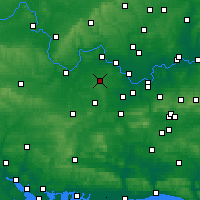 Nearby Forecast Locations - Bracknell - Mapa