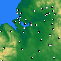 Nearby Forecast Locations - Widnes - Mapa
