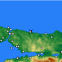 Nearby Forecast Locations - Şile - Mapa