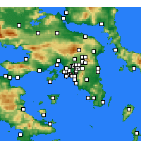 Nearby Forecast Locations - Caliteia - Mapa