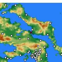 Nearby Forecast Locations - Cálcis - Mapa