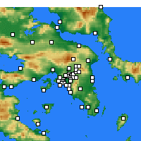 Nearby Forecast Locations - Irakleio - Mapa