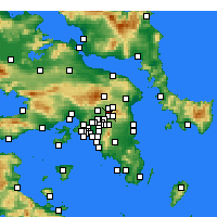 Nearby Forecast Locations - Kifissia - Mapa